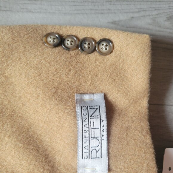 Gianfranco Ruffini Mens Camel Hair Blazer Size 44LG - Picture 10 of 10